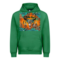 Emerald wild soul boho bull skull Urban Hoodie - RanaPortraitStore