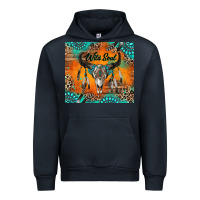 Navy wild soul boho bull skull Urban Hoodie - RanaPortraitStore