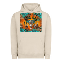 Pigment French Oak wild soul boho bull skull Urban Hoodie - RanaPortraitStore