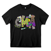 Black cma mardi gras certified medical assistant Heavy Core Tee - CowGirlArtShop