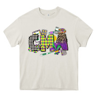 Cream cma mardi gras certified medical assistant Heavy Core Tee - CowGirlArtShop