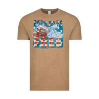 Vintage Coffee Born to be free Vintage Tee - FaDigitalArtStudio