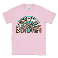 Bubblegum Pink blessed western rainbow Classic Tee - Jasminsmagicworld