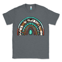 Charcoal Heather blessed western rainbow Classic Tee - Jasminsmagicworld