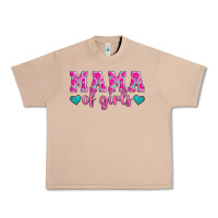 Burro mama of girls floral pattern turquoise heart Urban Heavy Tee - Jasminsmagicworld