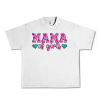 Lunar Rock mama of girls floral pattern turquoise heart Urban Heavy Tee - Jasminsmagicworld