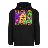 Black mardi gras Heavyweight Hoodie - JahusDesignShop