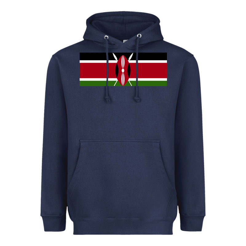 Kenya Flag Heavyweight Hoodie by artisFamous | Teevron