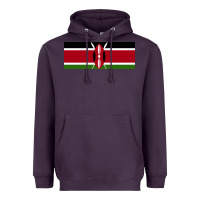 Plum kenya flag Heavyweight Hoodie - artisFamous