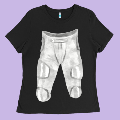 Football Padded Pant Fa Element 1 Ladies Tee Designed By Fadigitalartstudio