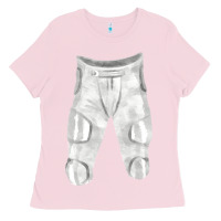 Bubblegum Pink football padded pant fa element 1 Ladies Tee - FaDigitalArtStudio