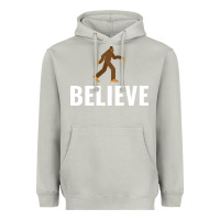 Moon Dust believe bigfoot white Heavyweight Hoodie - artisFamous