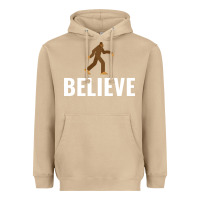 Mushroom believe bigfoot white Heavyweight Hoodie - artisFamous