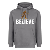 Storm believe bigfoot white Heavyweight Hoodie - artisFamous