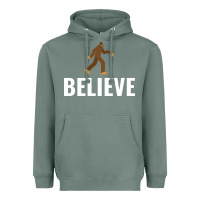 Sage believe bigfoot white Heavyweight Hoodie - artisFamous