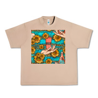 Burro hand cream nail polish remover and sunflowers with leopard and glitter Urban Heavy Tee - BundleAndBundleShop