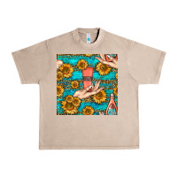French Oak hand cream nail polish remover and sunflowers with leopard and glitter Urban Heavy Tee - BundleAndBundleShop