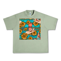 Oil Green hand cream nail polish remover and sunflowers with leopard and glitter Urban Heavy Tee - BundleAndBundleShop
