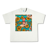 Pistachio hand cream nail polish remover and sunflowers with leopard and glitter Urban Heavy Tee - BundleAndBundleShop