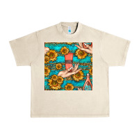 Sandshell hand cream nail polish remover and sunflowers with leopard and glitter Urban Heavy Tee - BundleAndBundleShop