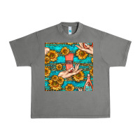 Hand Cream Nail Polish Remover And Sunflowers With Leopard And Glitter Urban Heavy Tee | Teevron