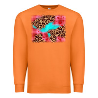 Carrot valentine's day leopard background Premium Sweatshirt - JahusDesignShop