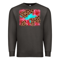 Smoke valentine's day leopard background Premium Sweatshirt - JahusDesignShop