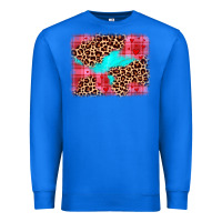 True Royal valentine's day leopard background Premium Sweatshirt - JahusDesignShop
