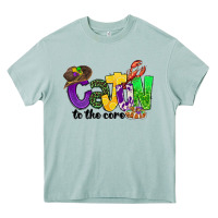 Cajun To The Core Mardi Gras Heavy Core Tee | Teevron