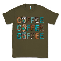 Army Green coffee Classic Tee - Artiststas