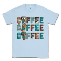 Dusty Blue coffee Classic Tee - Artiststas