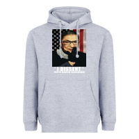 Heather Grey Notorious R.B.G. Funny Progressive, Liberal Ruth Bader Ginsburg Heavyweight Hoodie - artisFamous