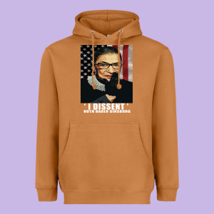 Notorious R.b.g. Funny Progressive, Liberal Ruth Bader Ginsburg Heavyweight Hoodie Designed By Artisfamous