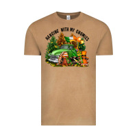 Vintage Camel St. Patricks Day hanging with my gnomies Vintage Tee - FaDigitalArtStudio