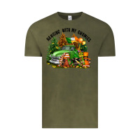 Vintage Olive St. Patricks Day hanging with my gnomies Vintage Tee - FaDigitalArtStudio