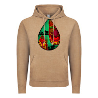 African Masks Teardrop  3 Vintage Hoodie | Teevron