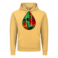 Vintage Mustard african masks teardrop  3 Vintage Hoodie - BundleAndBundleShop
