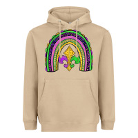 Mushroom mardi gras fleur de lis rainbow Heavyweight Hoodie - JahusDesignShop