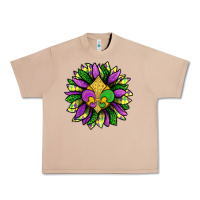 Burro Mardi Gras Sunflower Urban Heavy Tee - BundleAndBundleShop