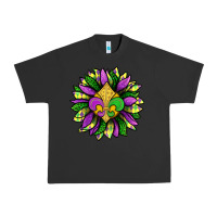 Pigment Black Mardi Gras Sunflower Urban Heavy Tee - BundleAndBundleShop