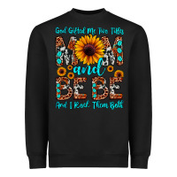 Black god gifted me two titles mom and bebe  and i rock Heavyweight Sweatshirt - JahusDesignShop