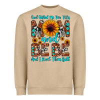 Mushroom god gifted me two titles mom and bebe  and i rock Heavyweight Sweatshirt - JahusDesignShop