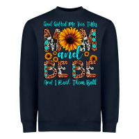 Navy god gifted me two titles mom and bebe  and i rock Heavyweight Sweatshirt - JahusDesignShop