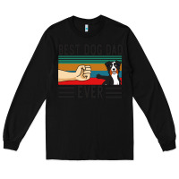 Black Best Dog Dad Ever Long Sleeve Tee - Bettercallsaul