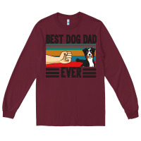 Burgundy Best Dog Dad Ever Long Sleeve Tee - Bettercallsaul