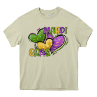 Mossy mardi gras heart Heavy Core Tee - CowGirlArtShop