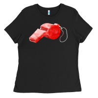 Black whistle  fa element Ladies Tee - FaDigitalArtStudio