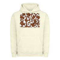Pigment Pistachio distressed chocolate milkshake cowhide Urban Hoodie - RanaPortraitStore