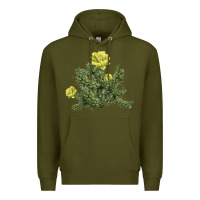 Army Green whipple cholla cactus Premium Hoodie - LillyAllenDesigns
