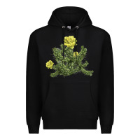 Black whipple cholla cactus Premium Hoodie - LillyAllenDesigns